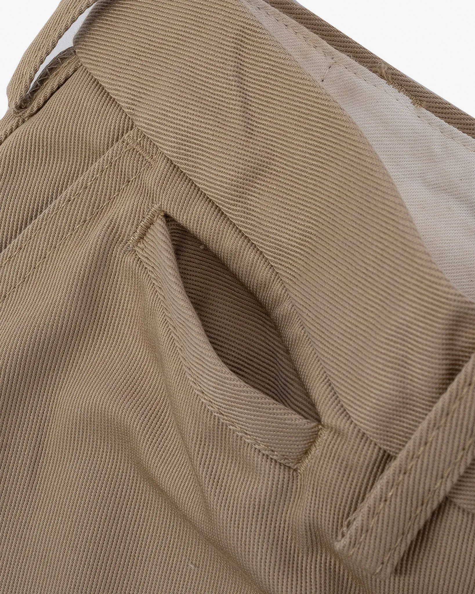 12oz Heavy Cotton Regular Fit Chinos - Khaki