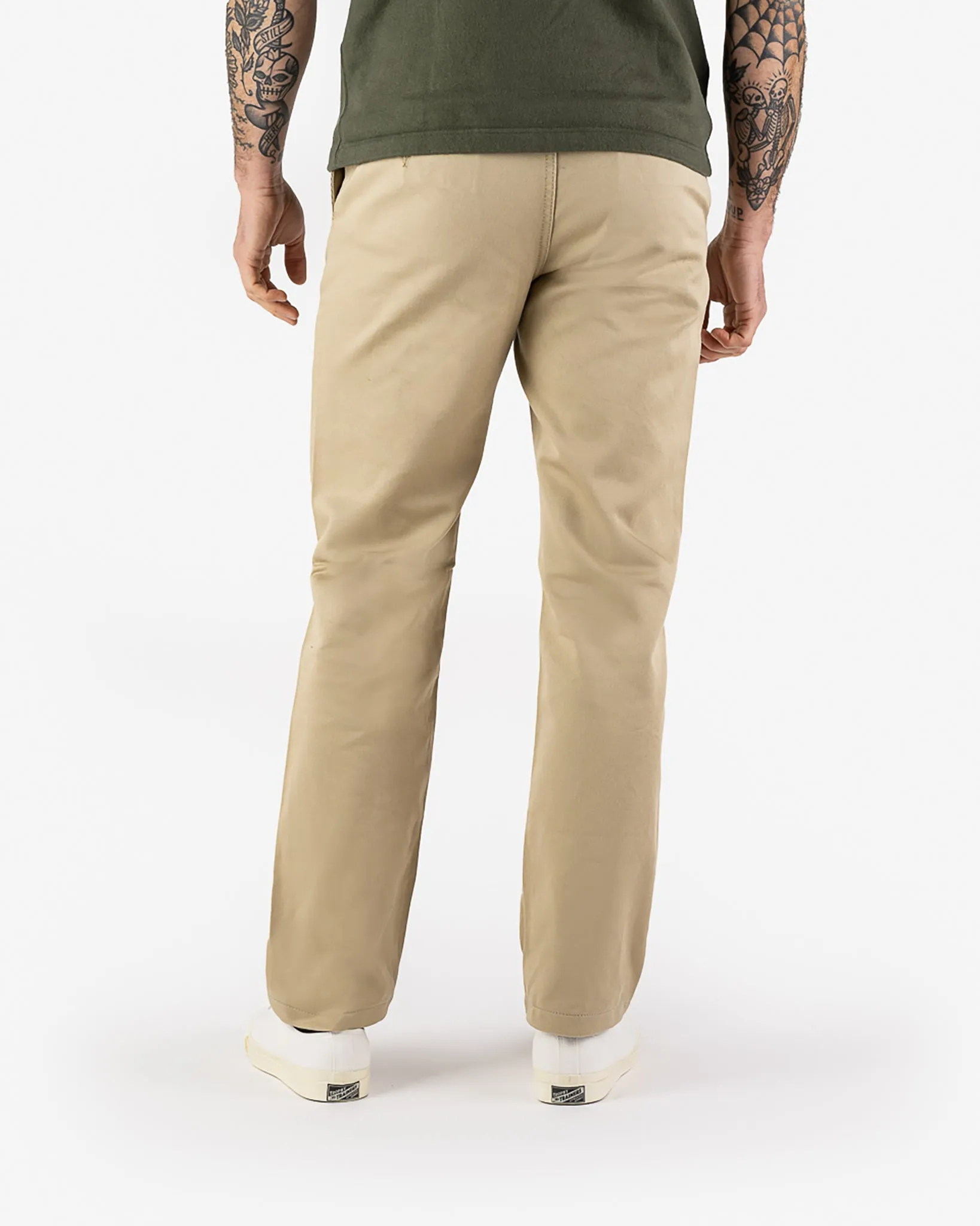12oz Heavy Cotton Regular Fit Chinos - Khaki