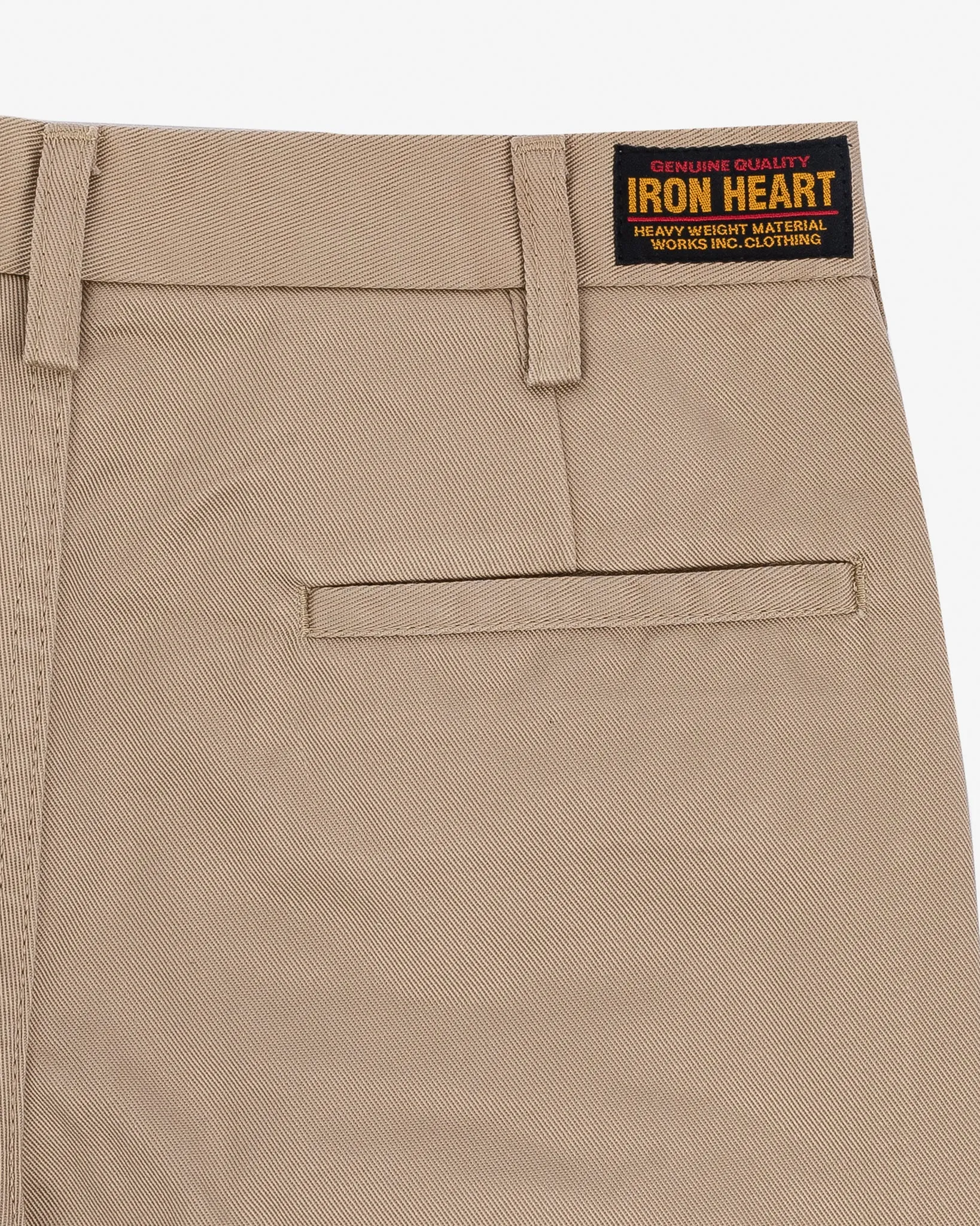 12oz Heavy Cotton Regular Fit Chinos - Khaki