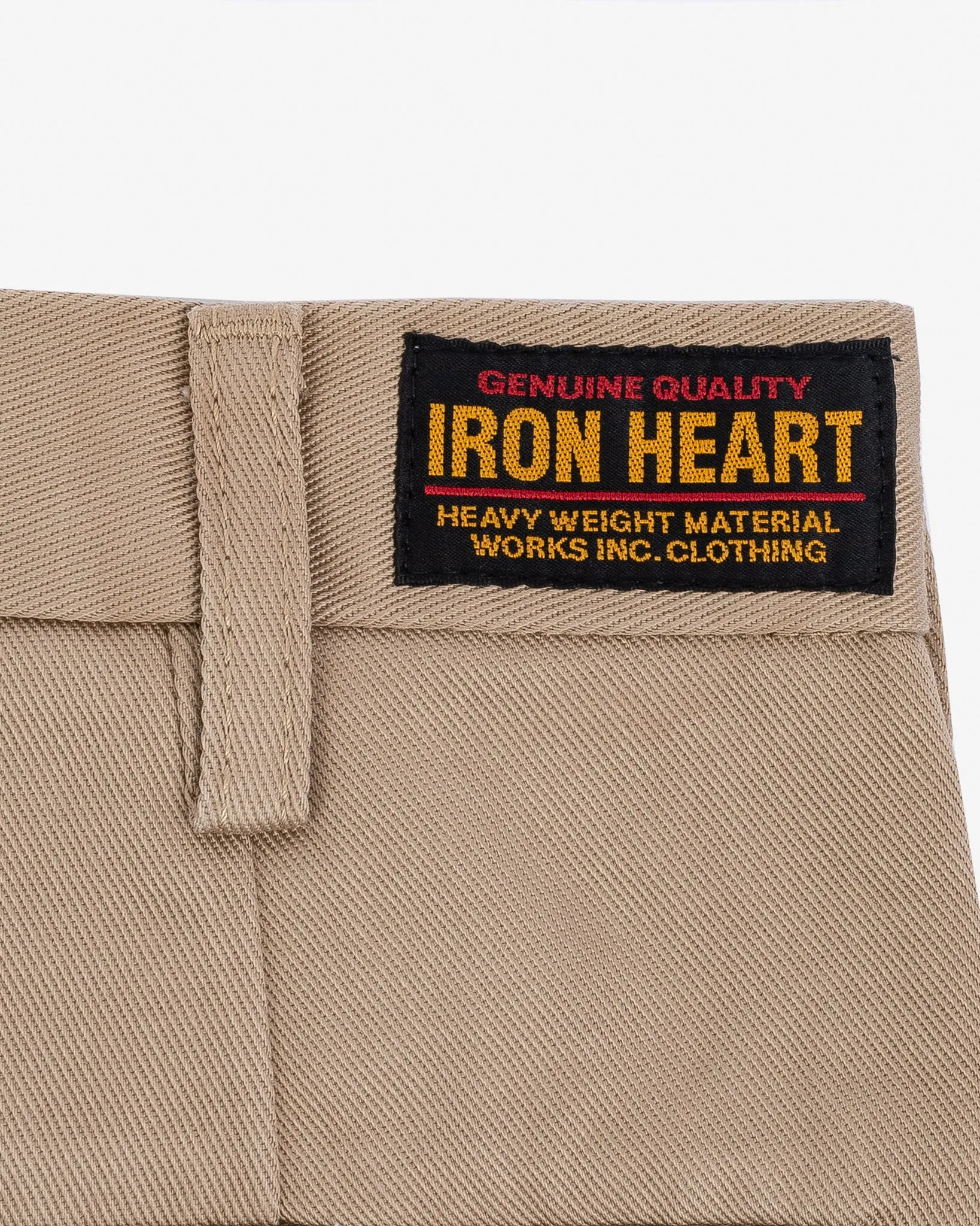 12oz Heavy Cotton Regular Fit Chinos - Khaki