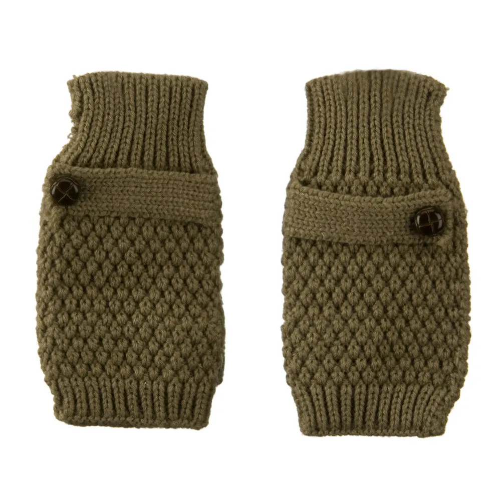 7 Inches Thumb Basket Weave Arm Warmer