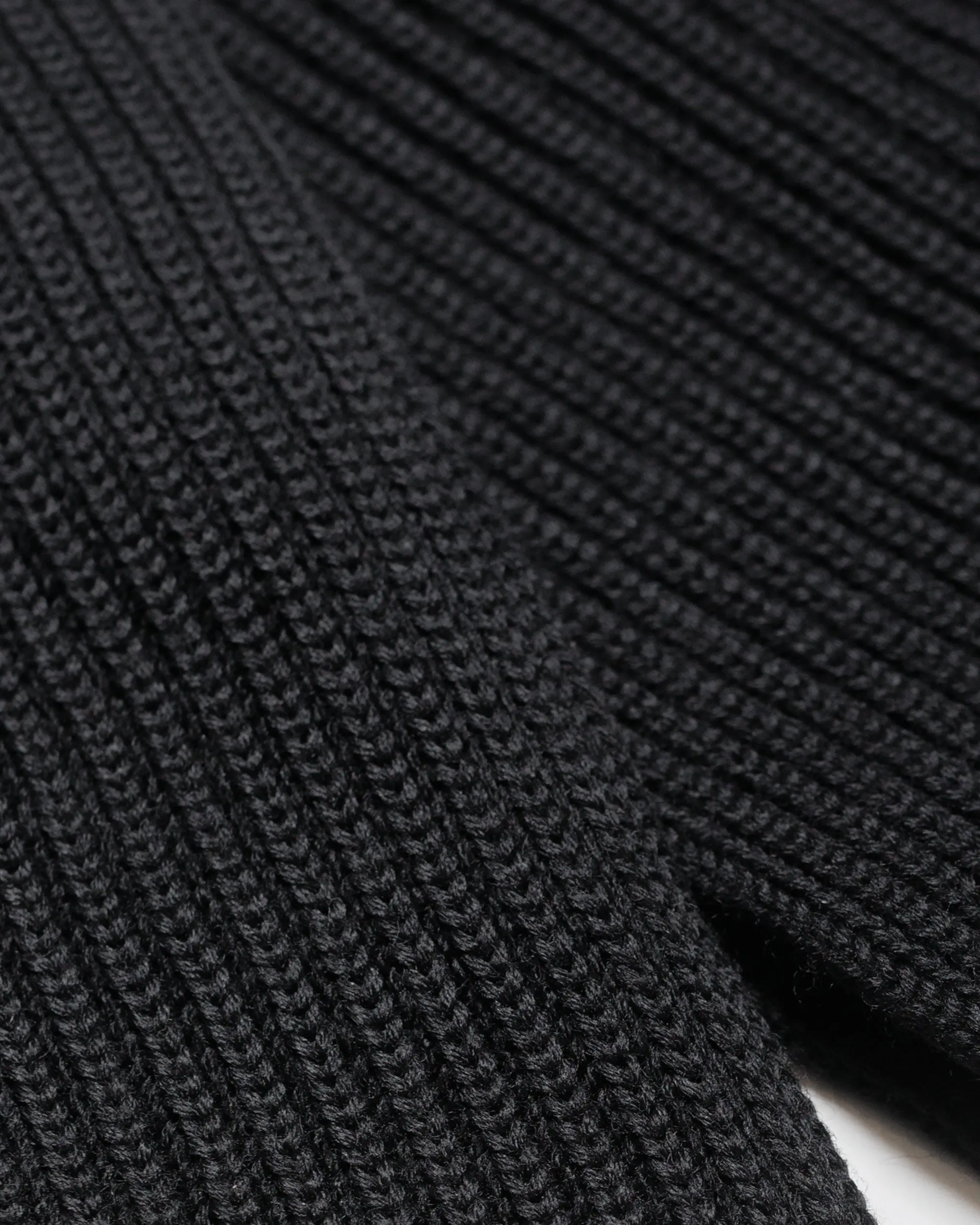 Andersen-Andersen Wide Scarf Black