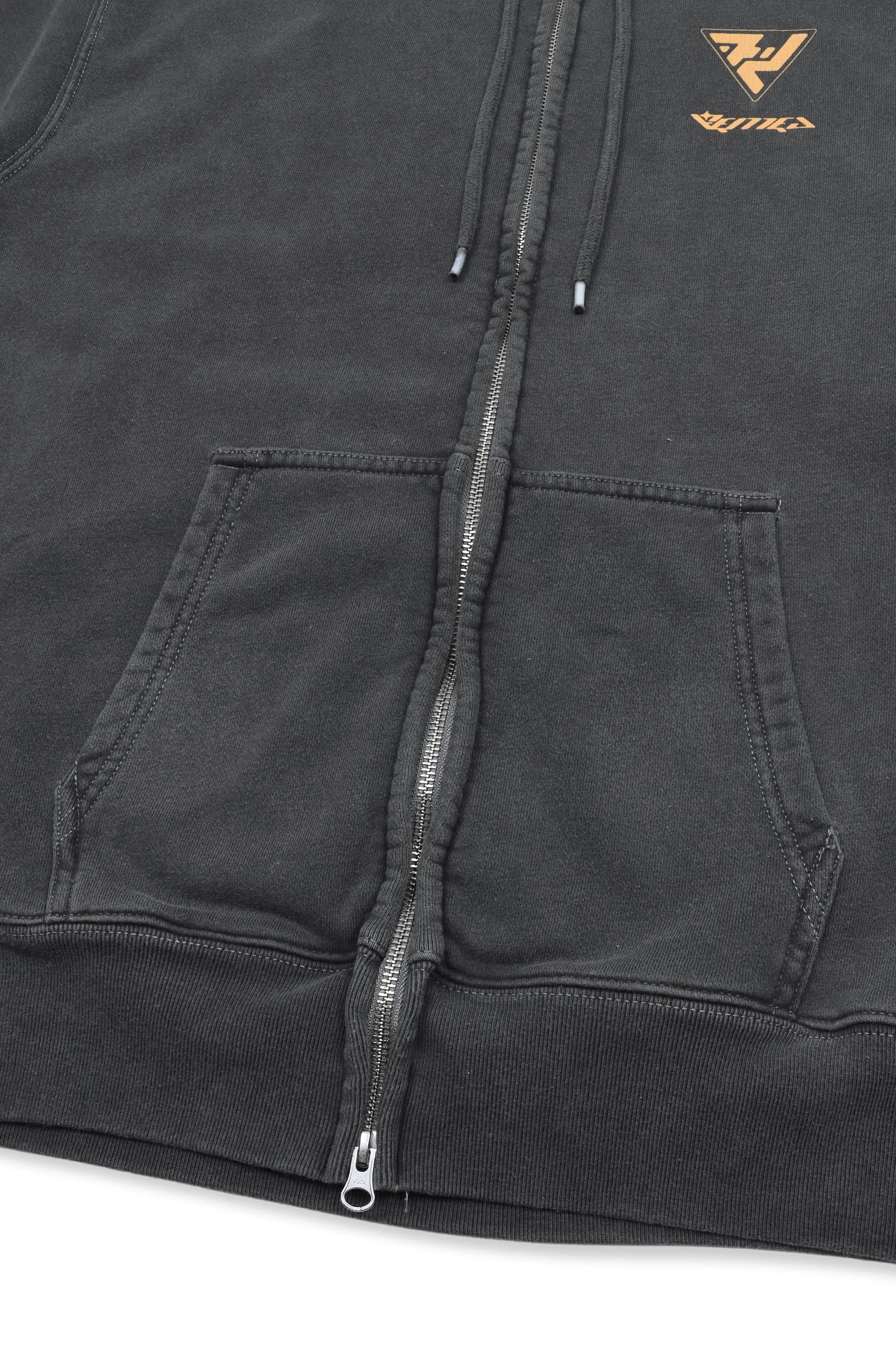 APEX Div. DYED AND CRACKED ZIP UP PARKA