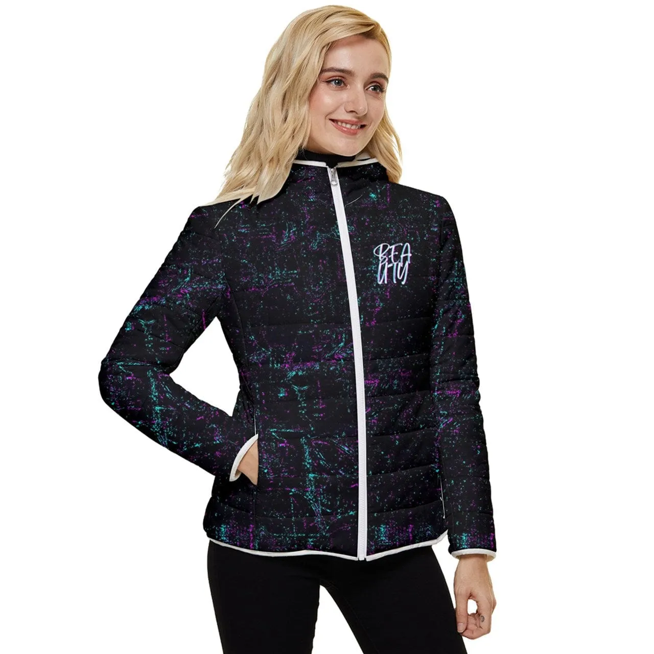 BEAUTY Women's Hooded Quilted Jacket