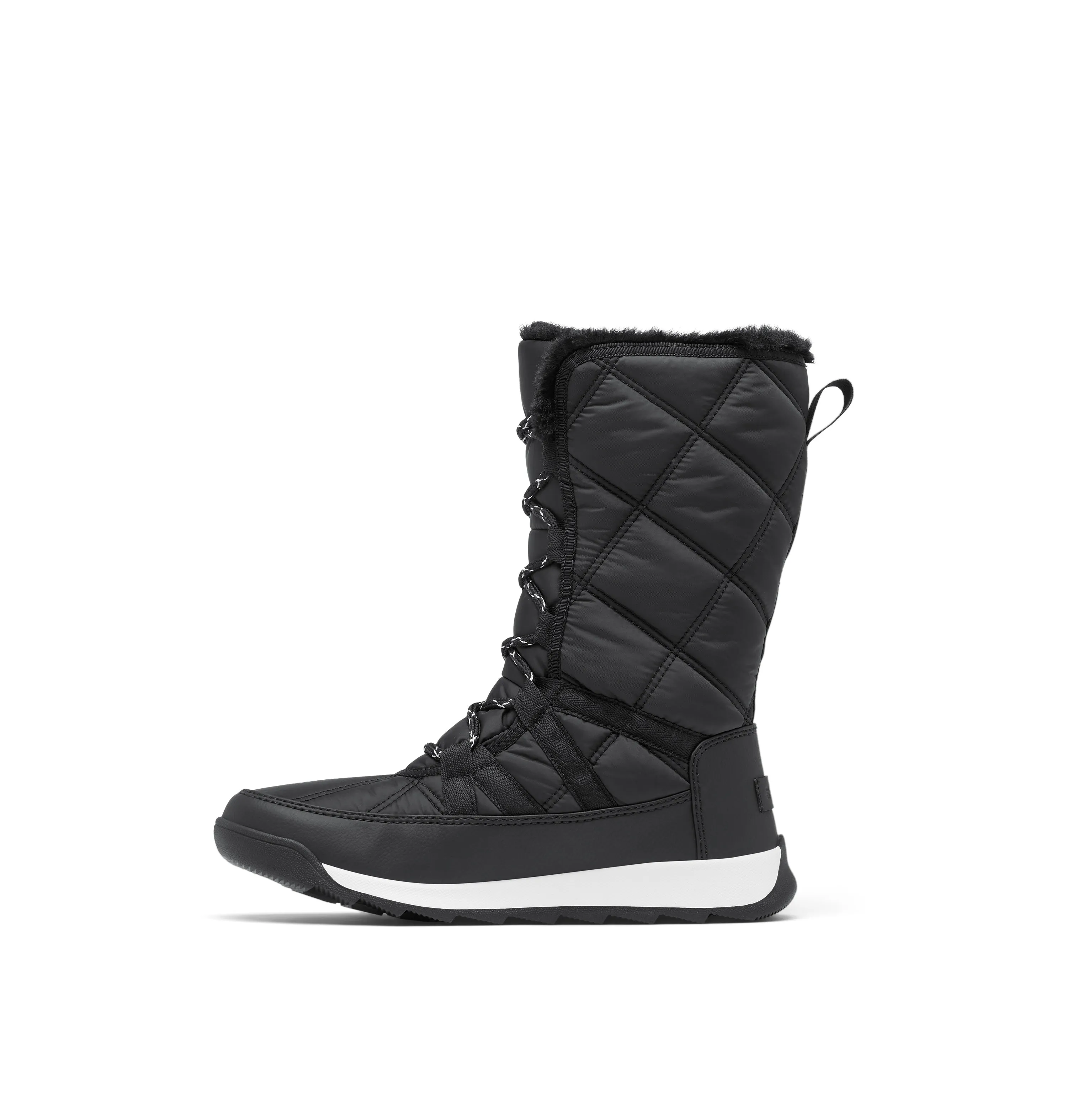 Black & Sea Salt Whitney II Plus Tall Lace Boots