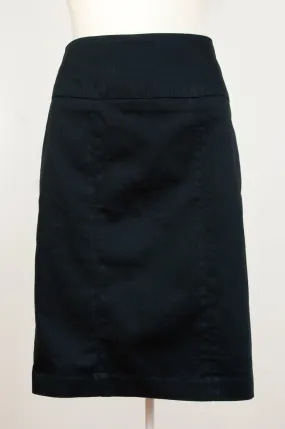 Black pencil skirt