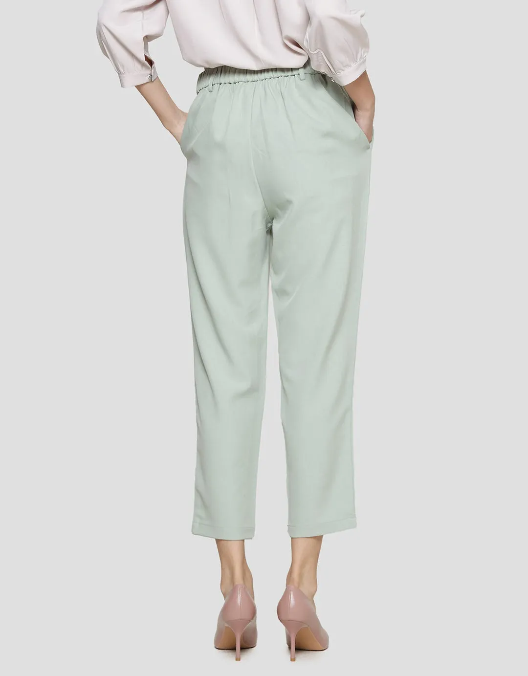 Connexion Overlap Belt Celana Panjang Wanita