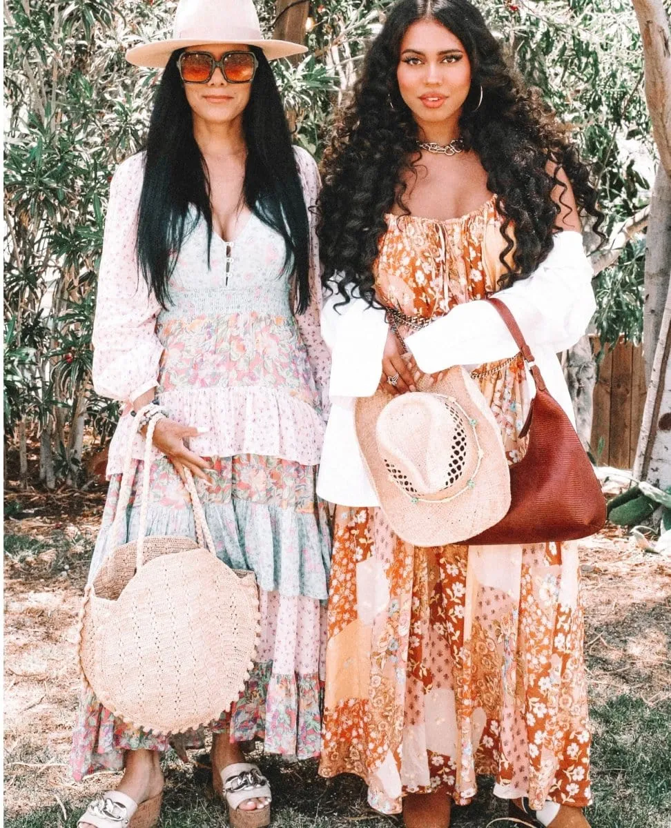 Dolly Ra Ra Patchwork Maxi Dress