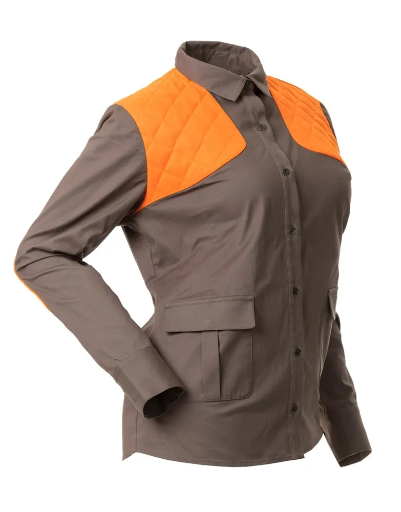 DSG Plus Size Upland Buttondown | Blaze Orange/Stone