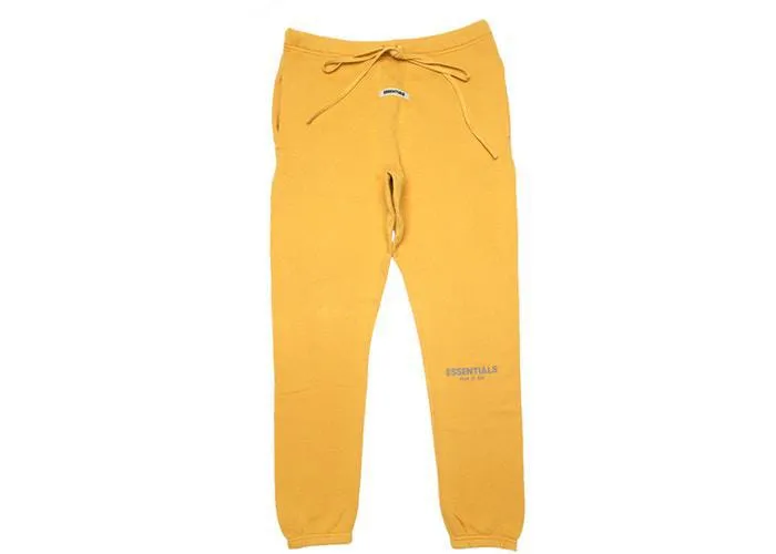 FEAR OF GOD Essentials Long Beach 3M Sweatpants Gold