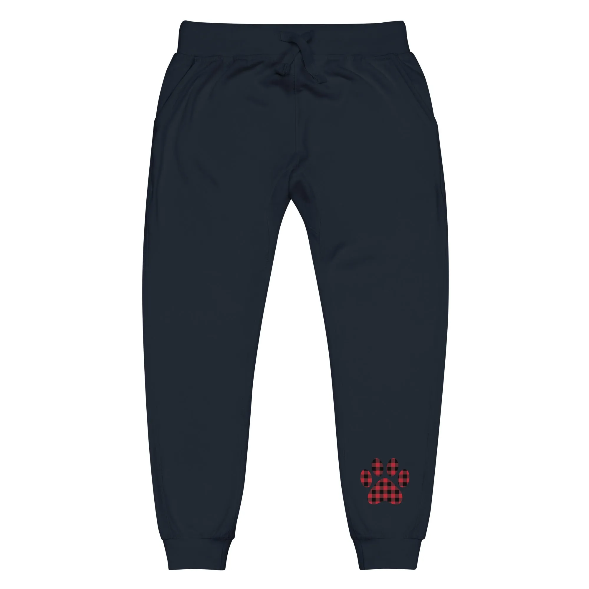 Gingham Paw Fleece Sweatpants