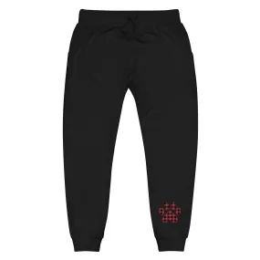 Gingham Paw Fleece Sweatpants