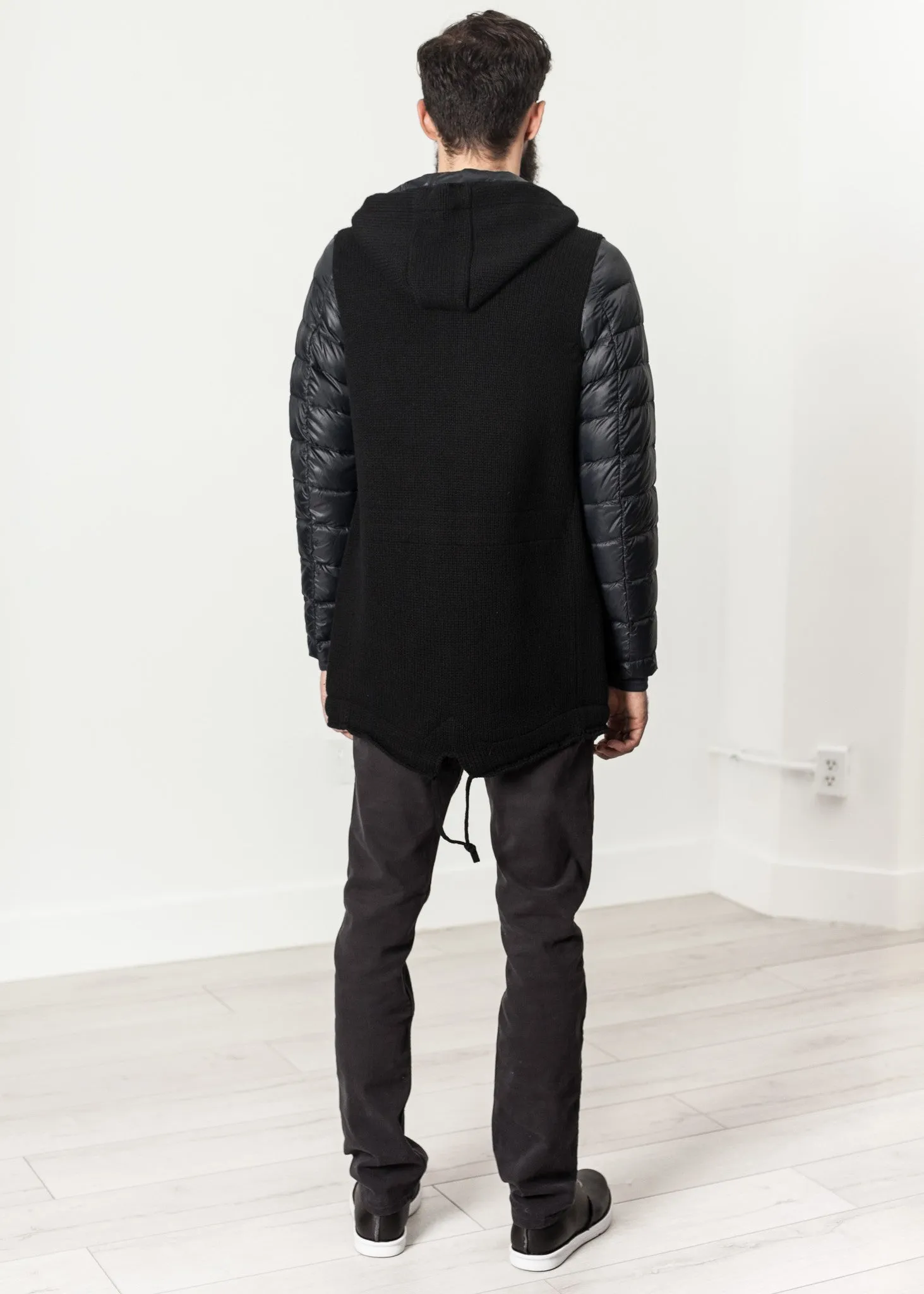 Hooded Parka in Black - Fashionable Choice