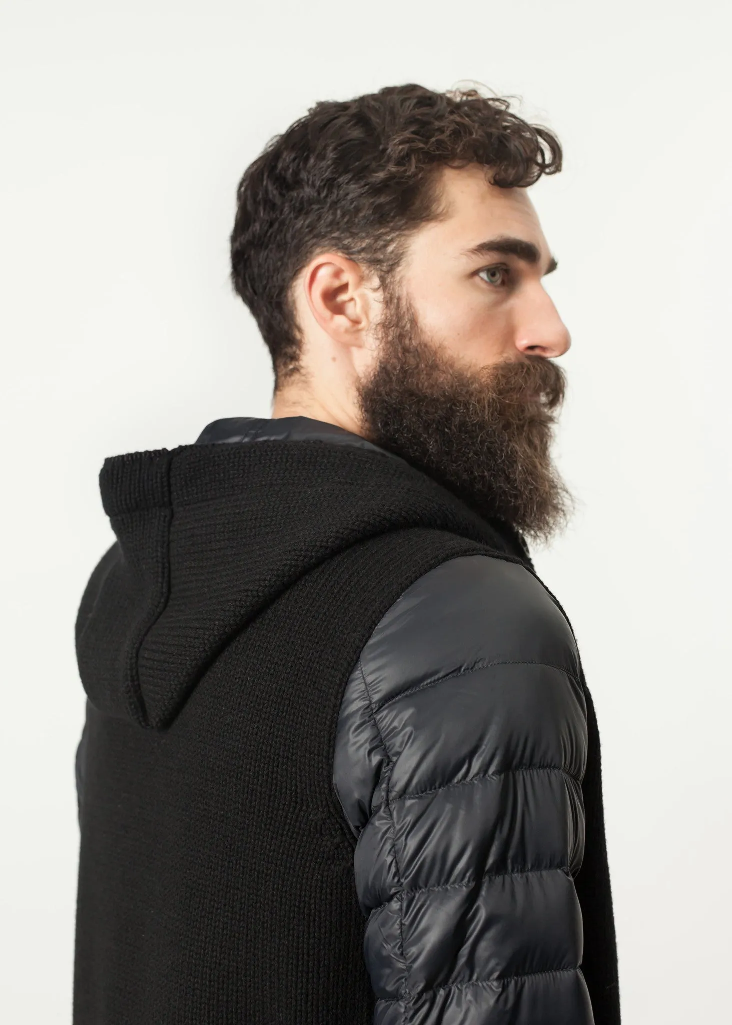Hooded Parka in Black - Fashionable Choice