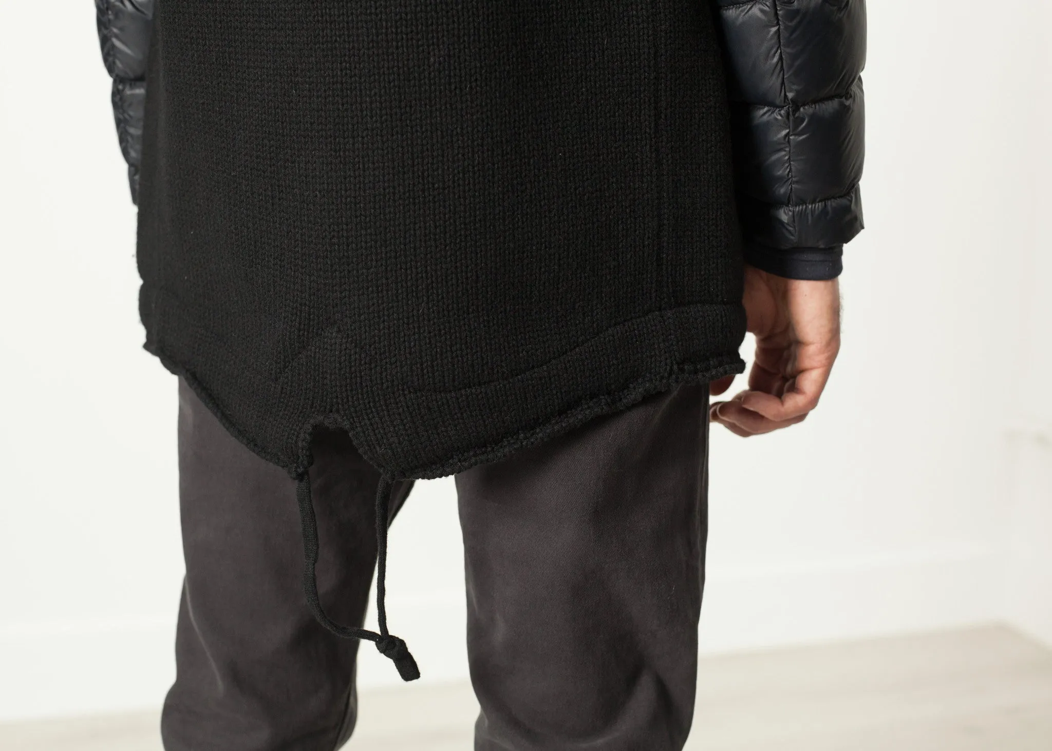 Hooded Parka in Black - Fashionable Choice