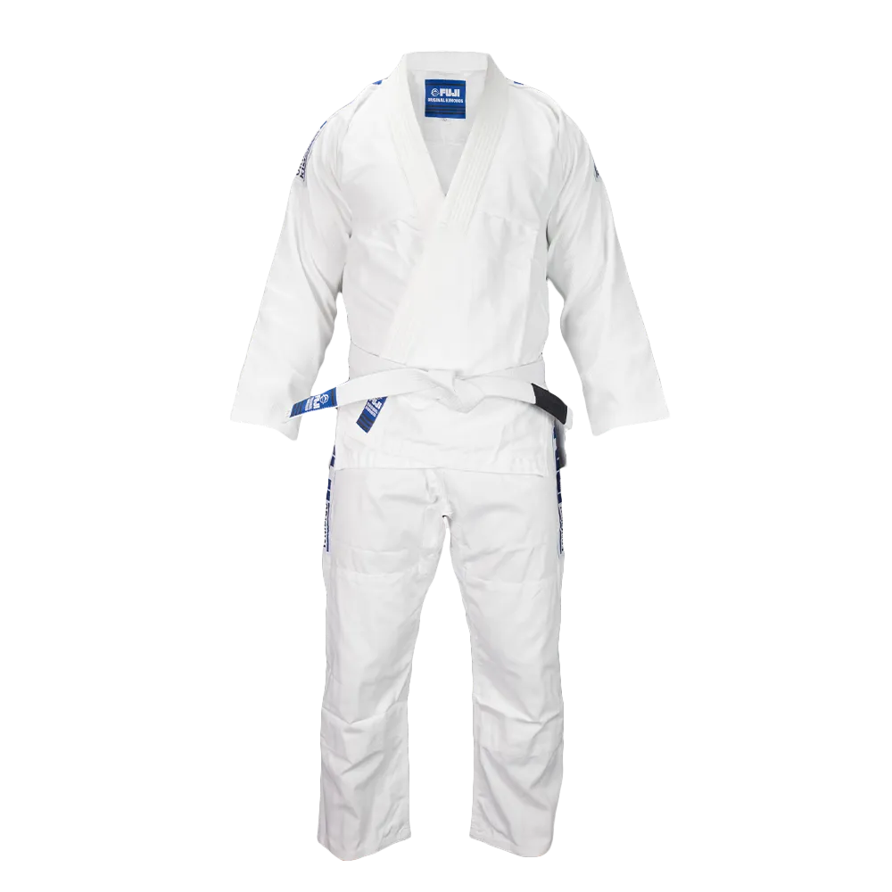 Kimono Brazilian Jiu Jitsu FUJI Baseline BJJ Gi - Alb (Centura alba inclusa)