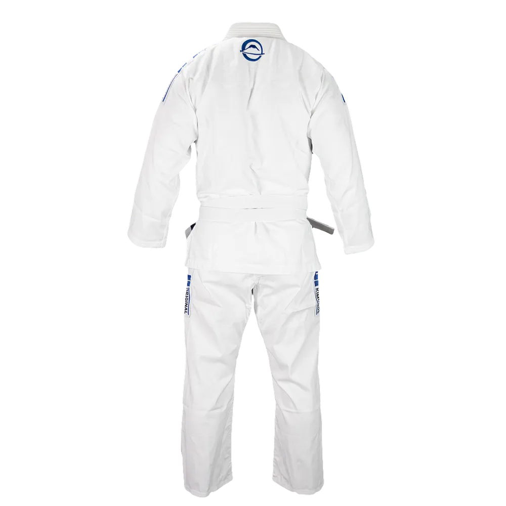 Kimono Brazilian Jiu Jitsu FUJI Baseline BJJ Gi - Alb (Centura alba inclusa)