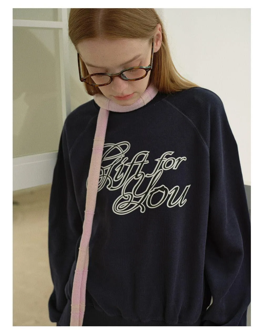 Ladies Color Block Stripe Skinny Soft Scarf YW035