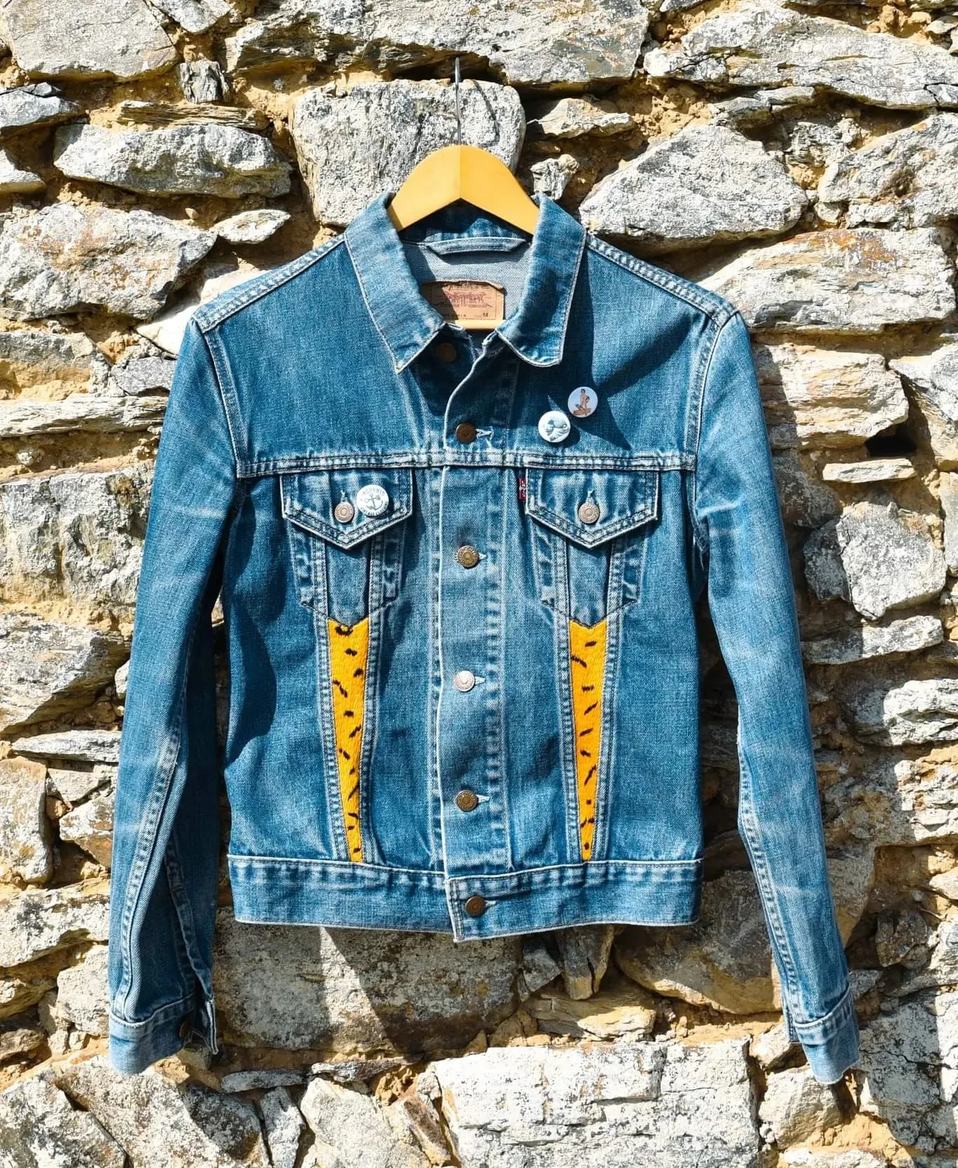 L'insoumis THE TIGER handembroidery jacket / veste Levis vintage brodée à la main (L'Insoumis en Japonais)