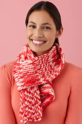 Loom Double Knit Candy Color Scarf