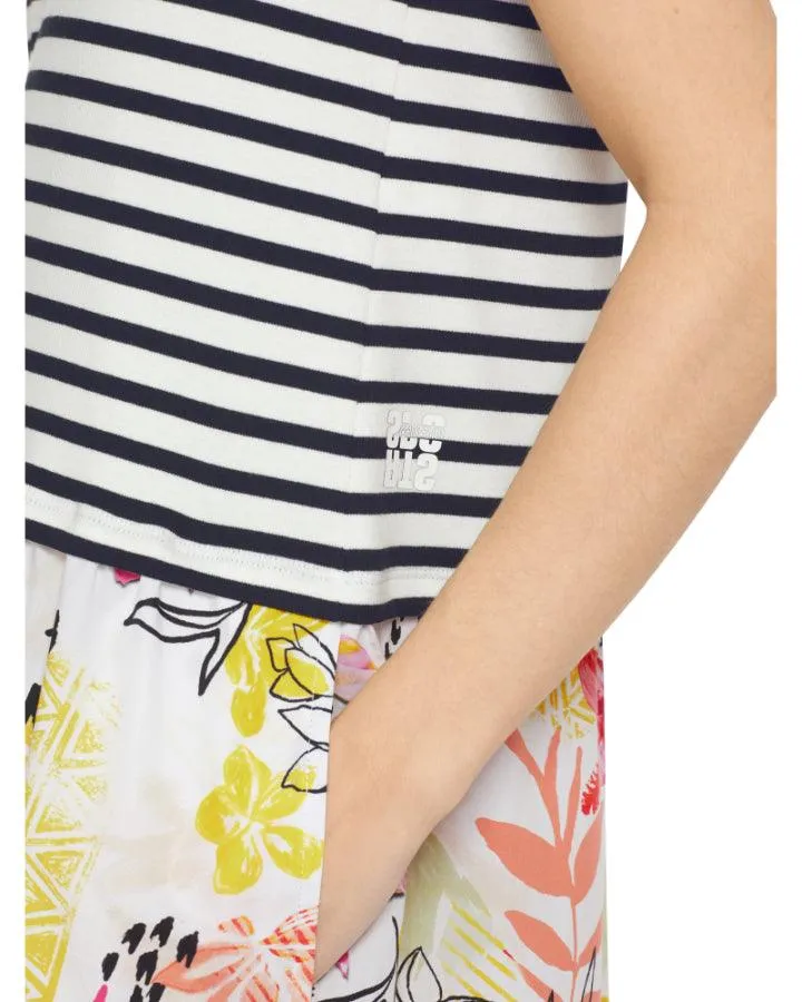 Marc Cain Sleeveless Mix Print Dress