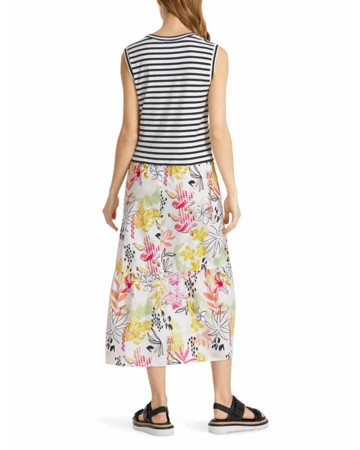 Marc Cain Sleeveless Mix Print Dress