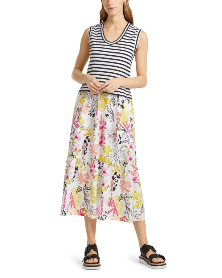 Marc Cain Sleeveless Mix Print Dress