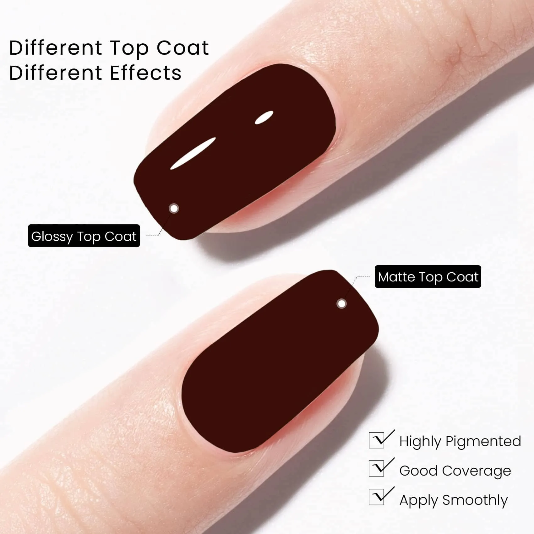 MAYCHAO | Deep Cherry Red | Gel Nail Polish