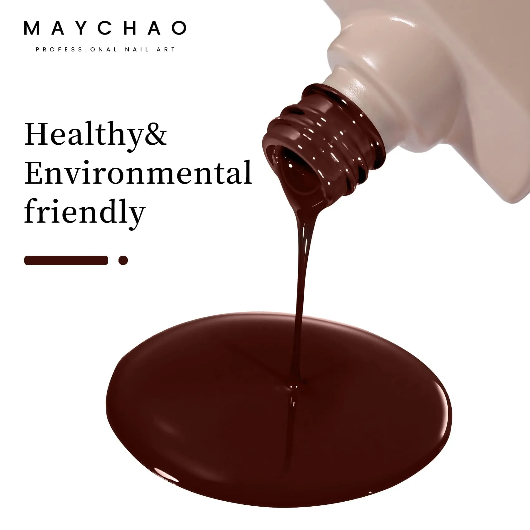 MAYCHAO | Deep Cherry Red | Gel Nail Polish