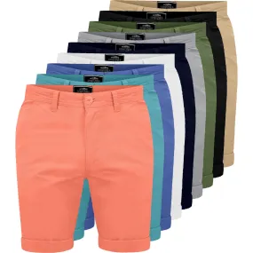 Mens Chino Casual Cotton Summer Shorts