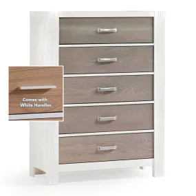 Natart Rustico Moderno 5-Drawer Dresser