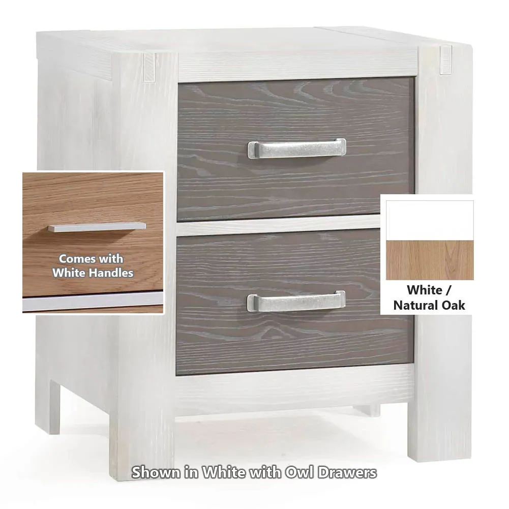 Natart Rustico Moderno Nightstand