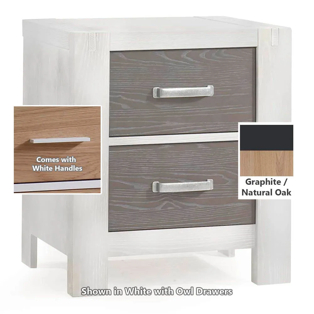 Natart Rustico Moderno Nightstand