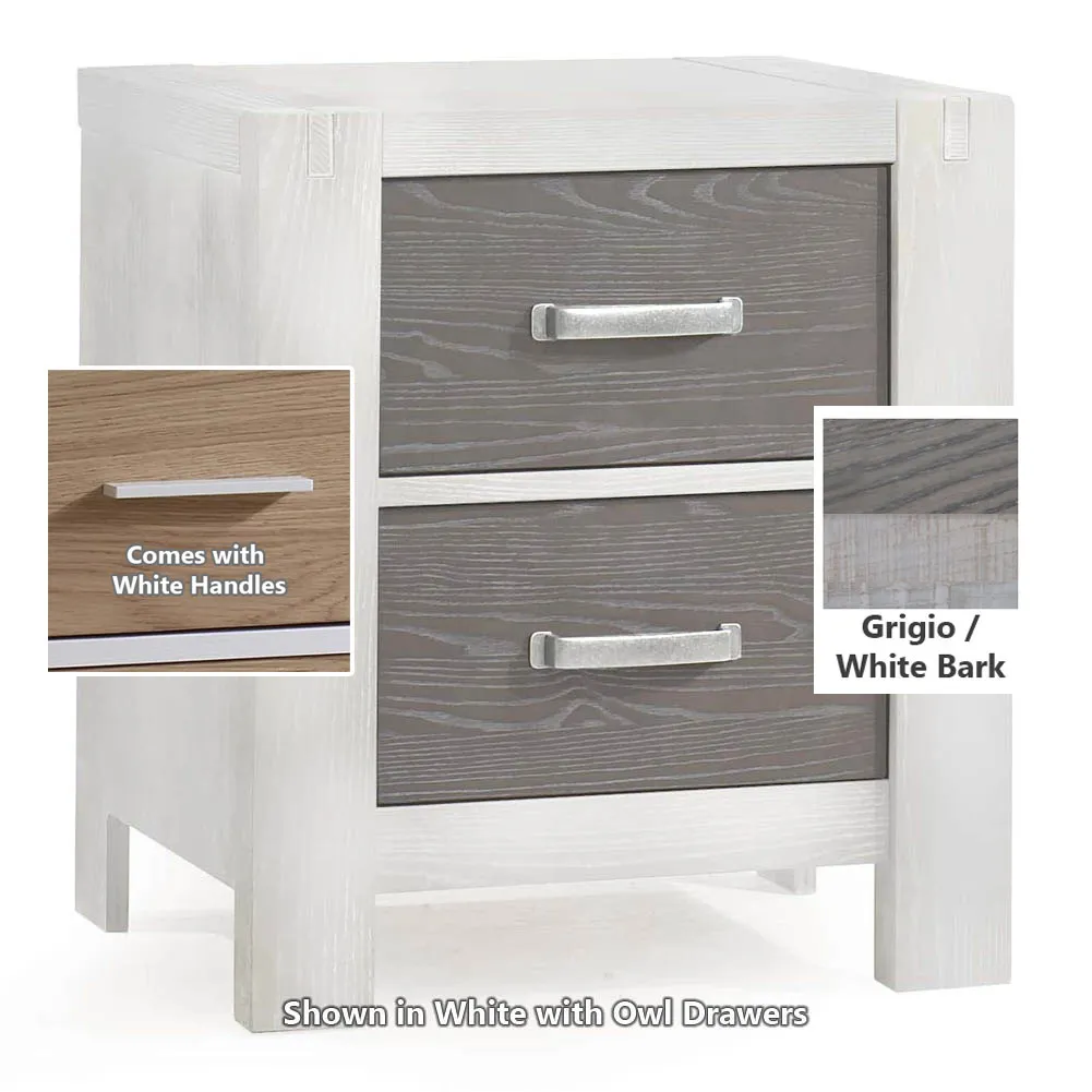 Natart Rustico Moderno Nightstand