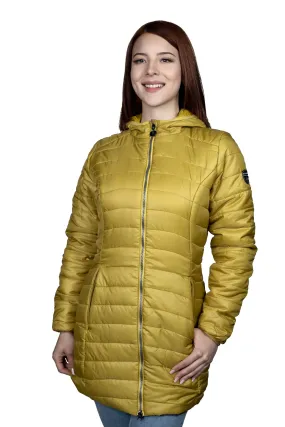 PARKA MUJER NORTHLAND JANA MICROLOFT LARGA GOLD 02-0801521