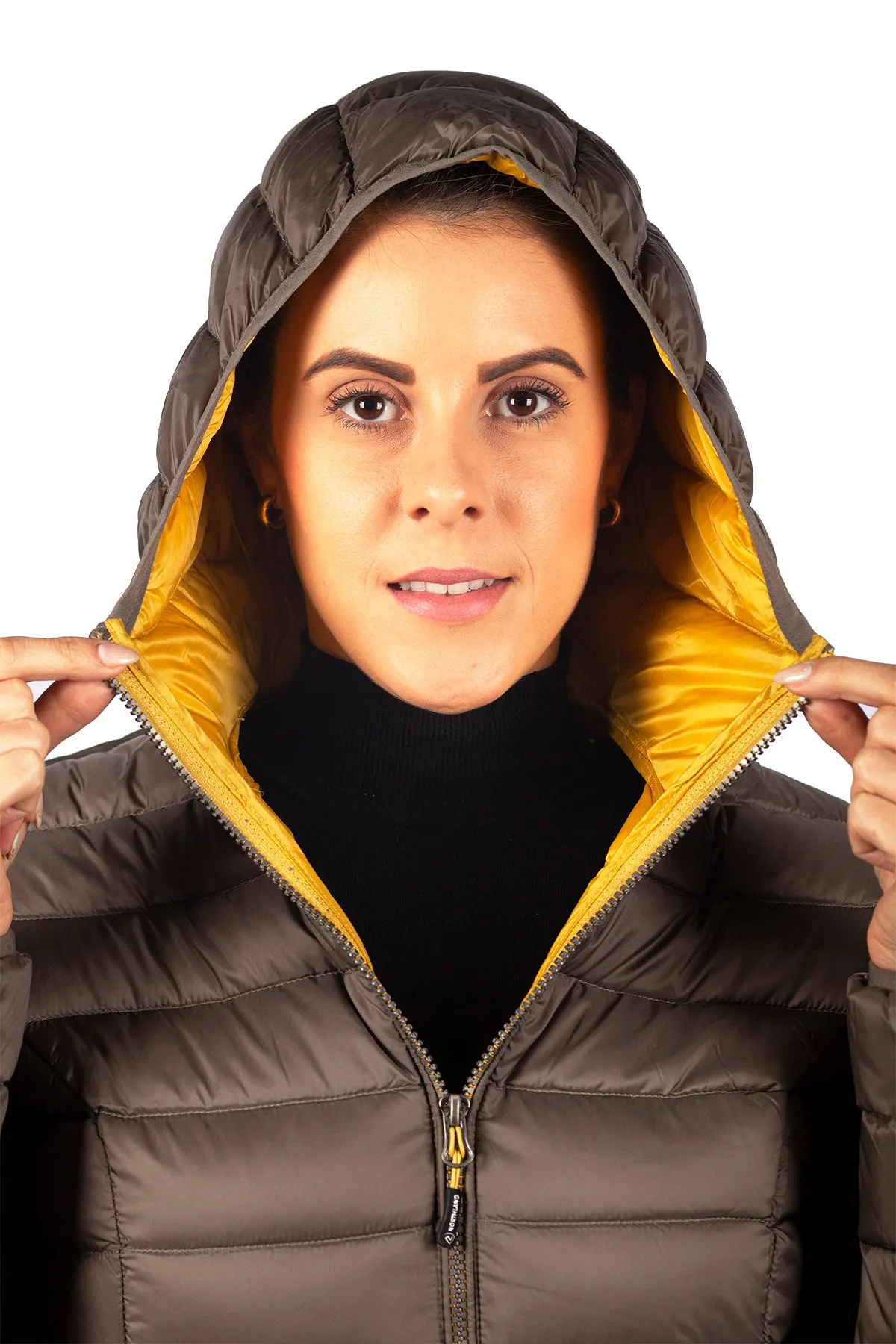 PARKA MUJER NORTHLAND LORY PLUMA ANTHRACITE GOLD 02-0817223