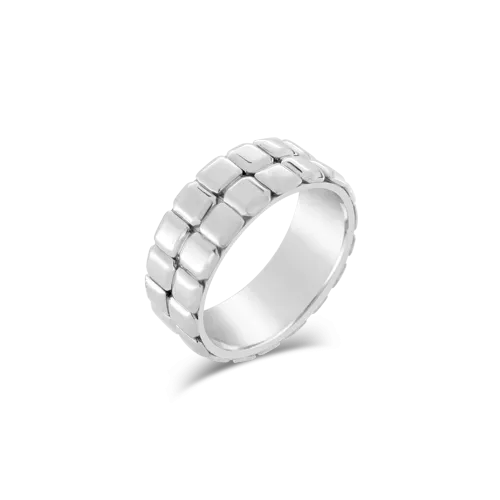 Quilted Wedding Band