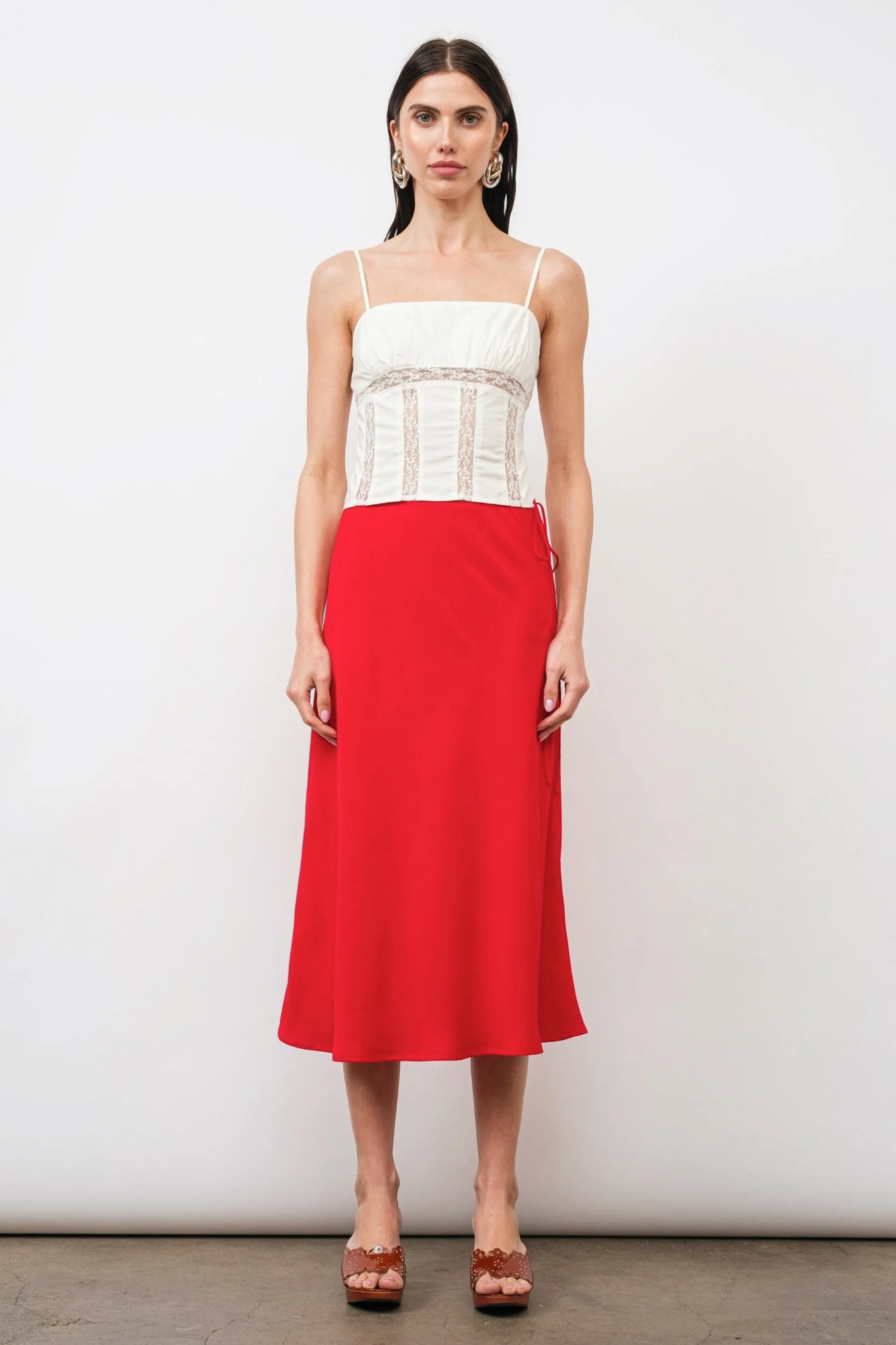 Red Christy Skirt