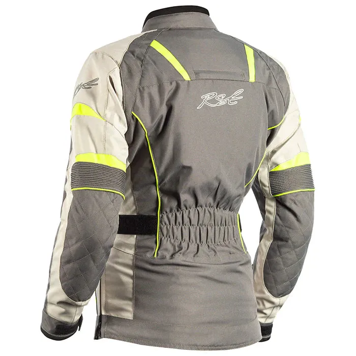 RST GEMMA 2 LADIES TEXTILE JACKET [GUN/YELLOW]