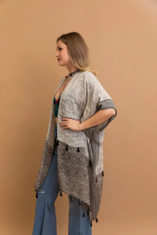 SALE | Tassel Kimono