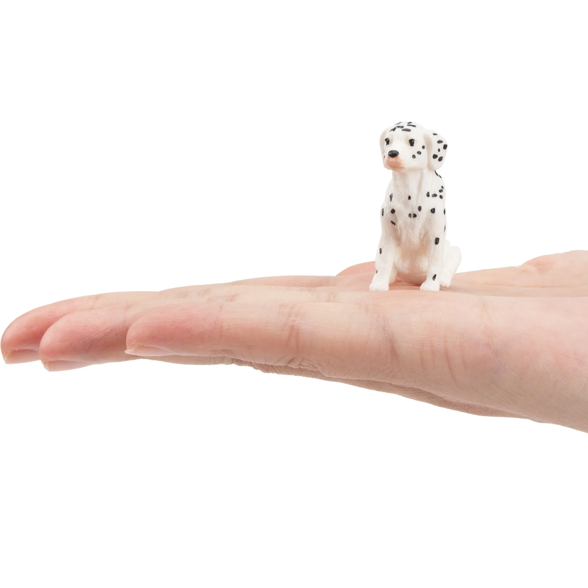 Toymany Mini Sitting Dalmatian Puppy Figurine Toy