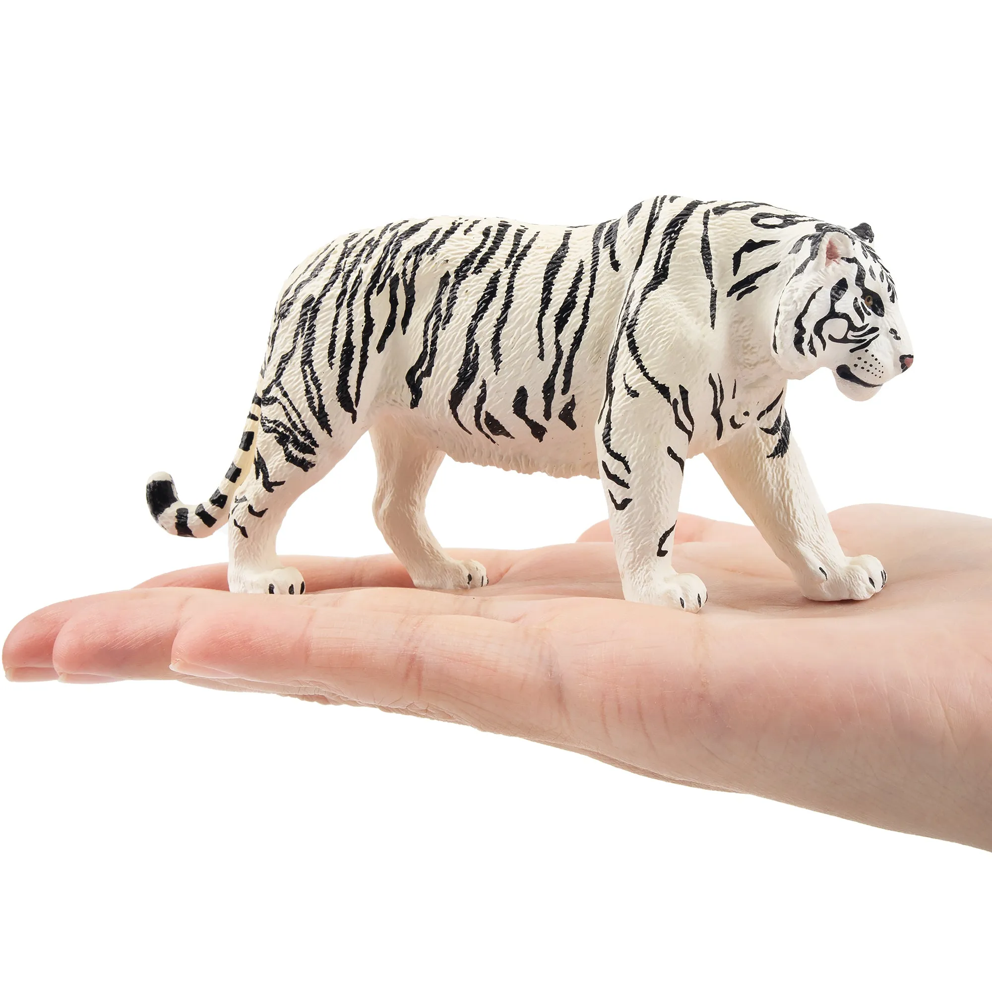 Toymany White Tiger Figurine Toy