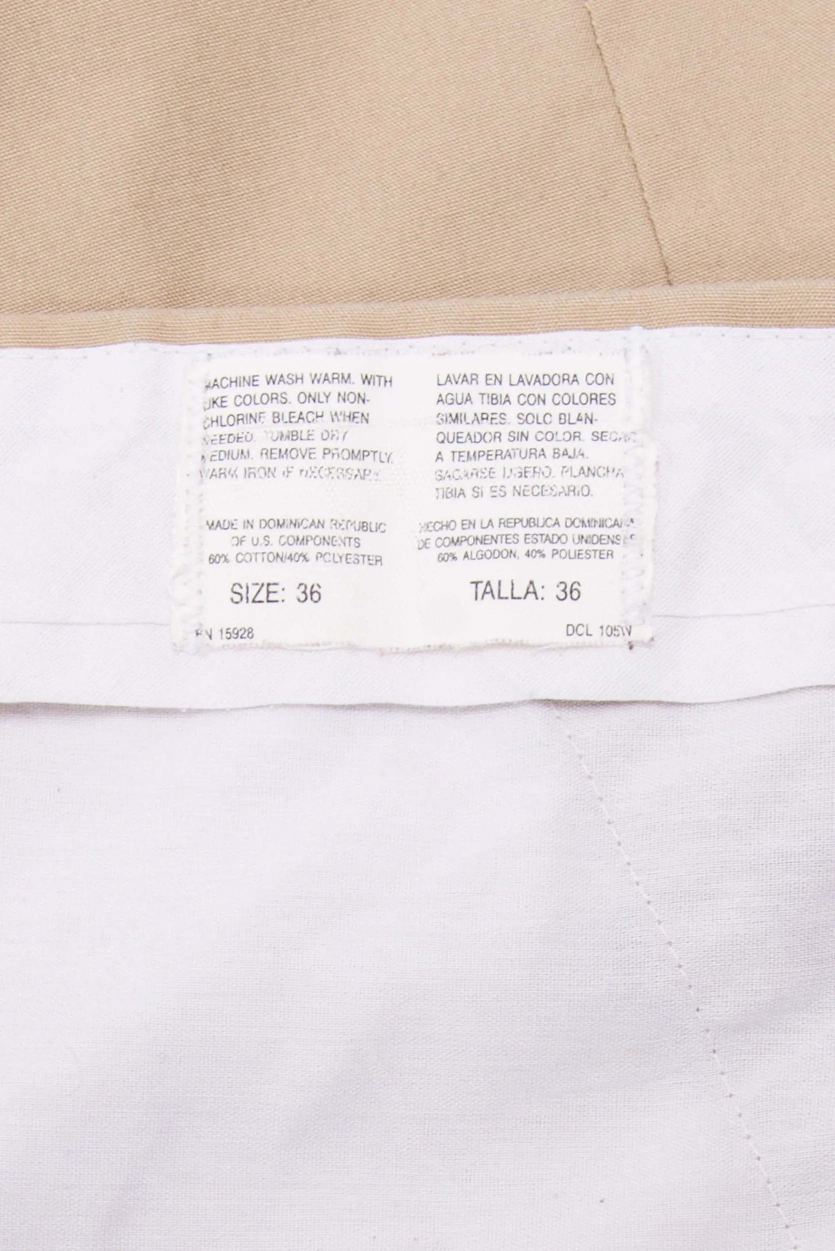 Vintage 90's Beige Chinos Trousers