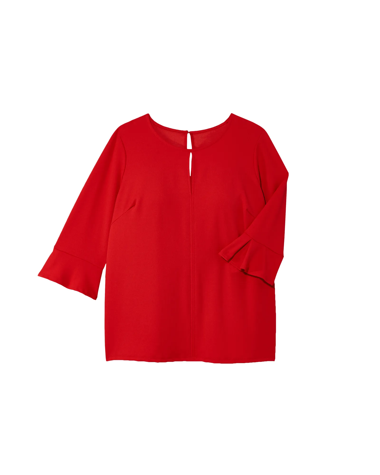Zena 3/4 Sleeve Blouse | Red