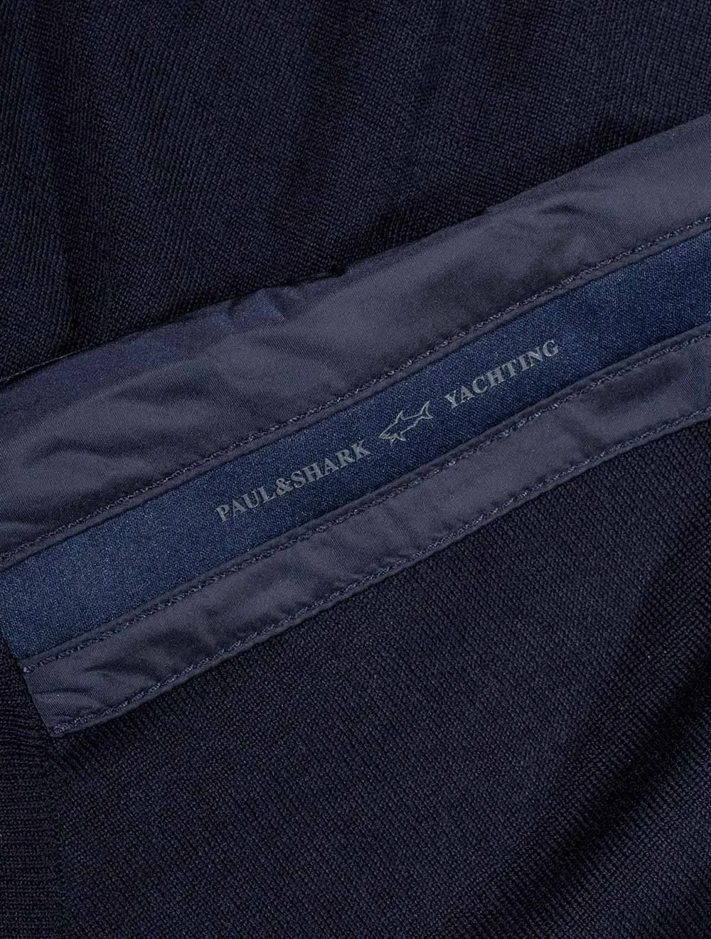 Zip Fastening Turtleneck Navy